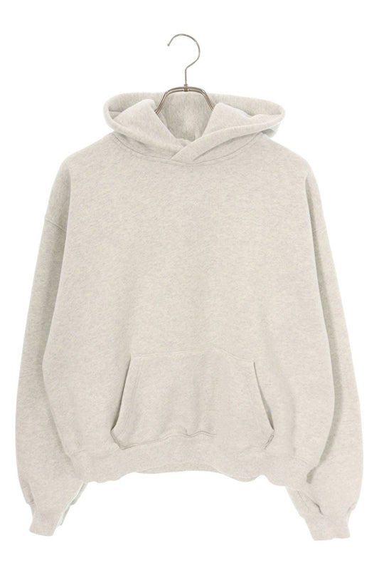 ALEXANDER WANG Heavyweight Cropped Hoodie Light Gray Size XS