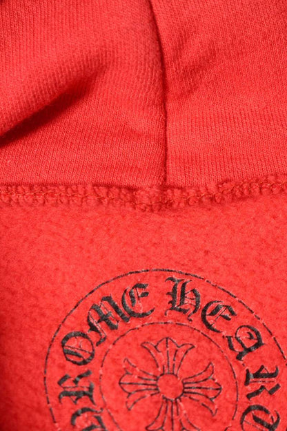 Chrome Hearts SWTSHRT PLVR Back Scroll Print Red Size M