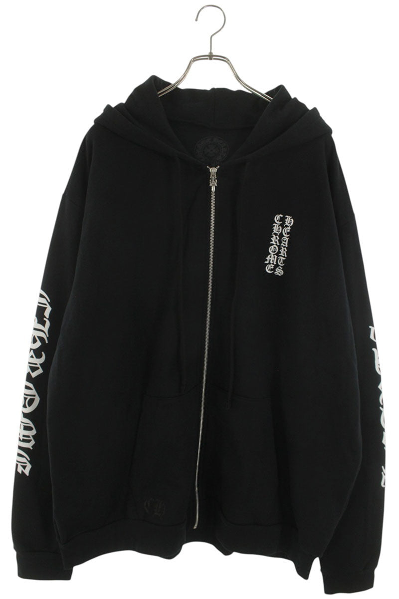 Chrome Hearts SWTSHRT HD ZIP Sleeve Logo Print Size XXL