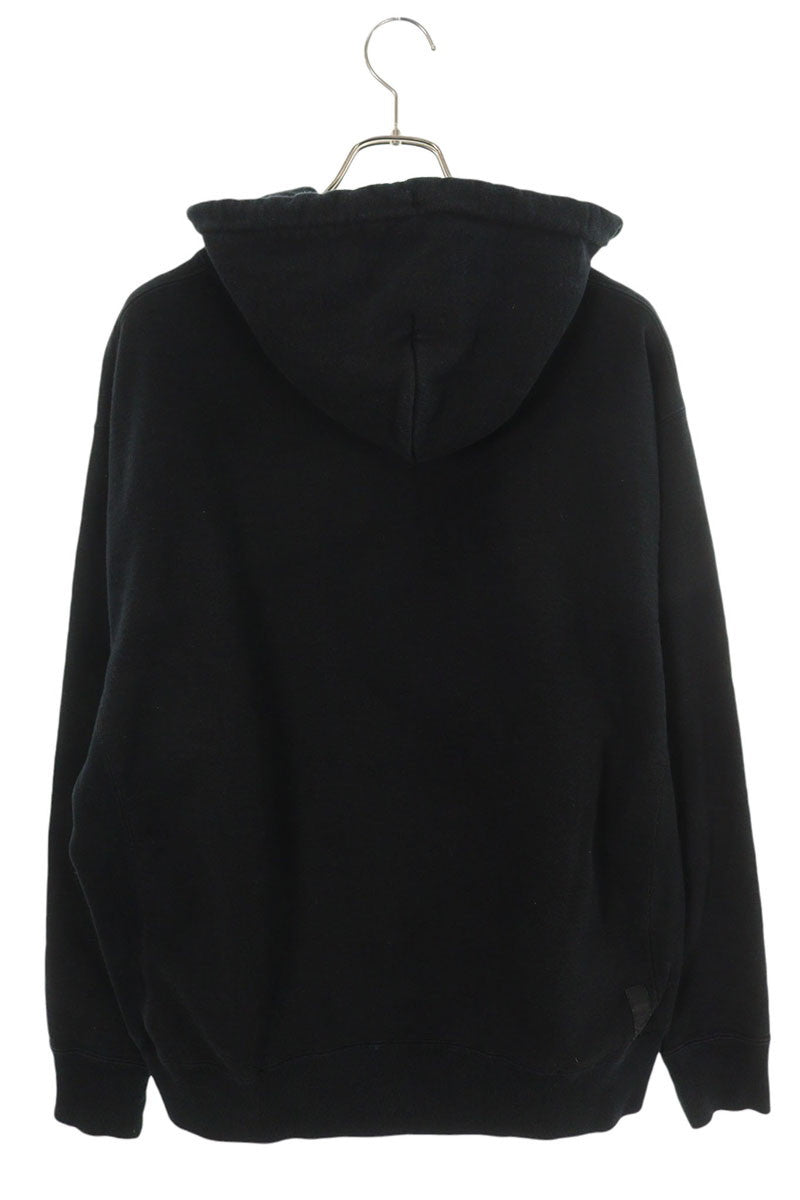 SEQUEL Logo Embroidered Pullover Hoodie Black Size L
