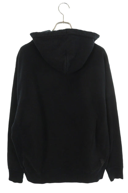 SEQUEL Logo Embroidered Pullover Hoodie Black Size L