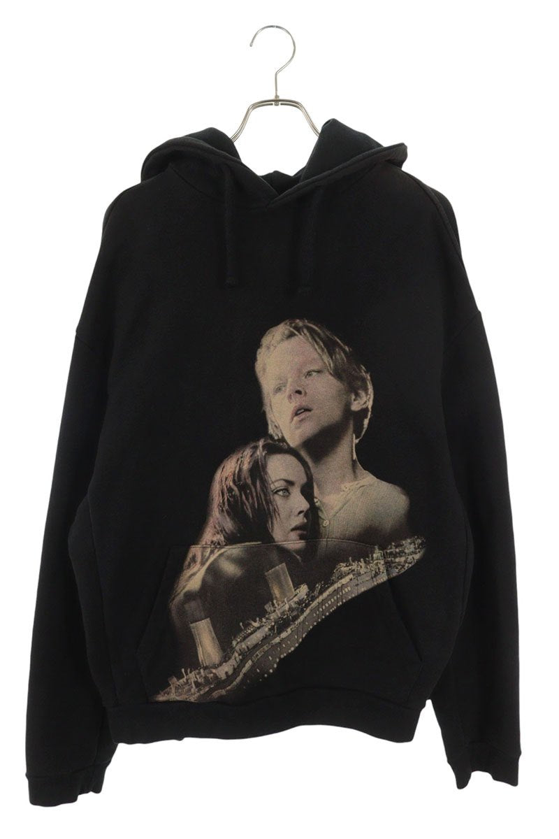 VETEMENTS 16SS Oversized Movie Photo Hoodie Black Size XS