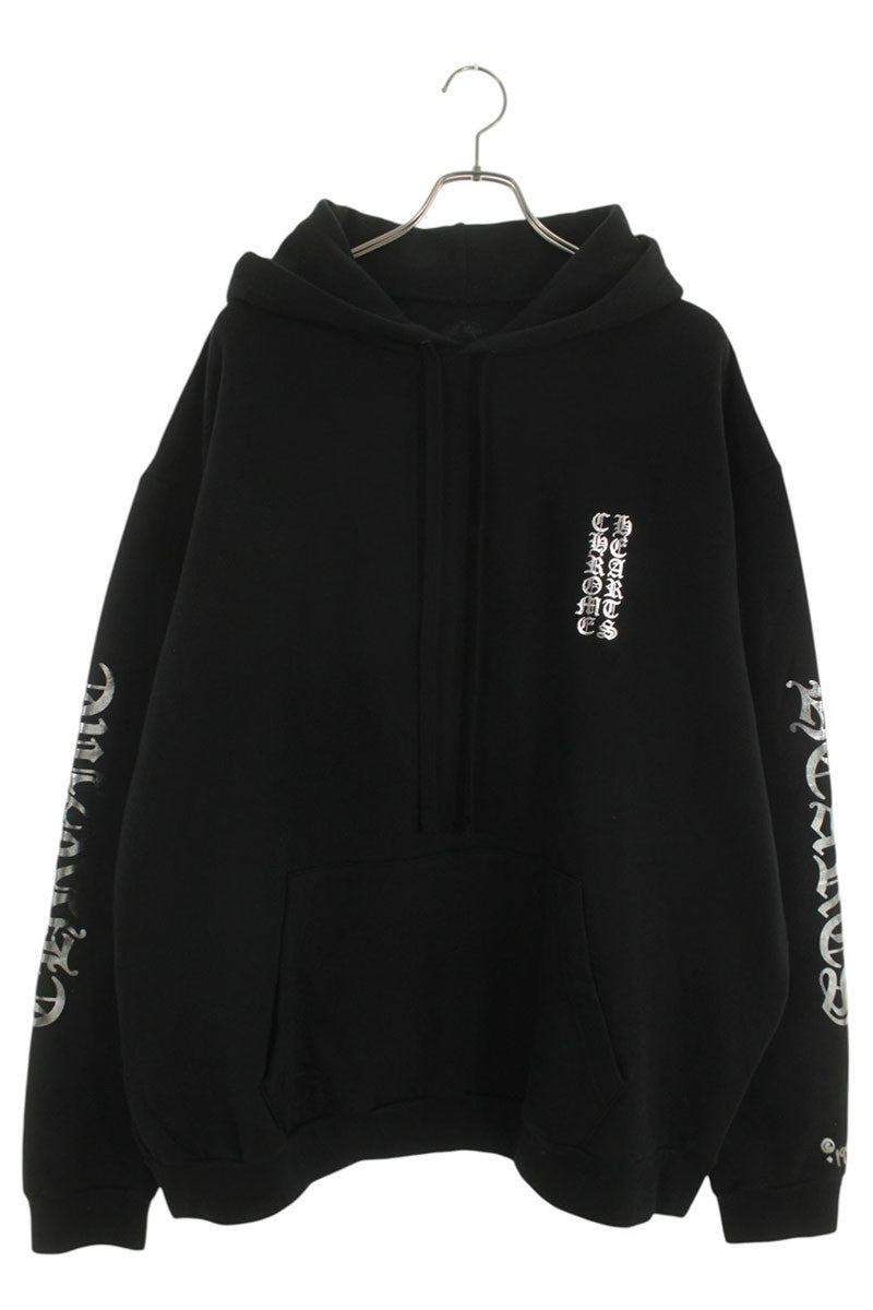 Chrome Hearts 1988 Arm Logo Print Pullover Hoodie Size XXL