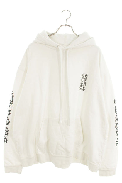 Chrome Hearts Sleeve Logo Print Pullover Hoodie Size XXL