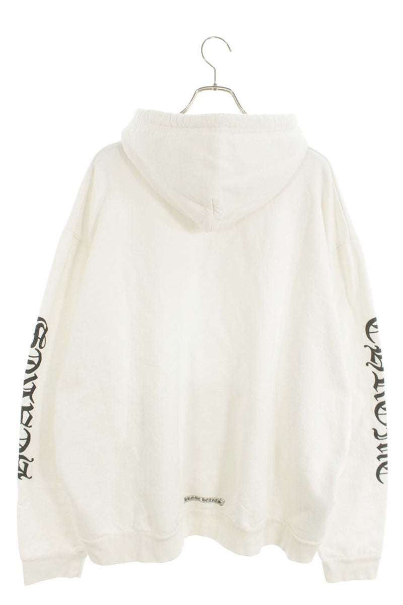 Chrome Hearts Sleeve Logo Print Pullover Hoodie Size XXL