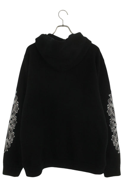 Chrome Hearts Floral Embroidered Cashmere Zip Hoodie Size XL