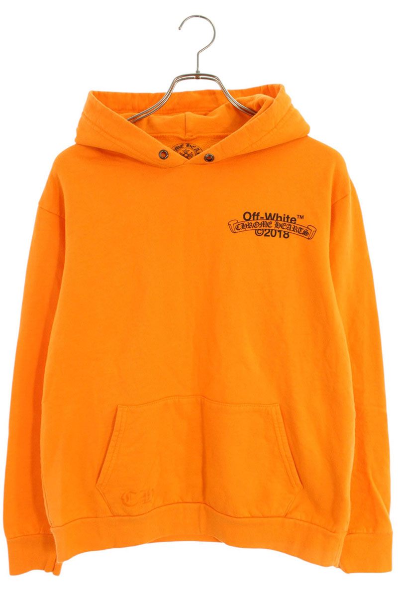 Chrome Hearts Off-White Logo Back Print Pullover Size L