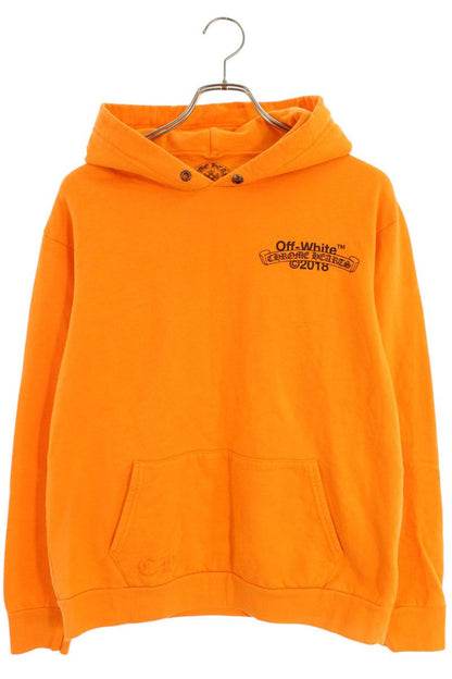 Chrome Hearts Off-White Logo Back Print Pullover Size L