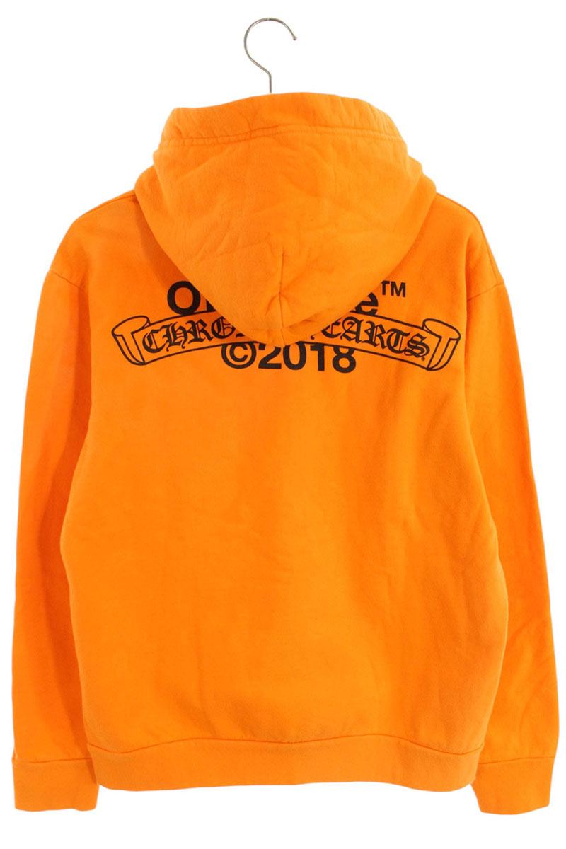 Chrome Hearts Off-White Logo Back Print Pullover Size L