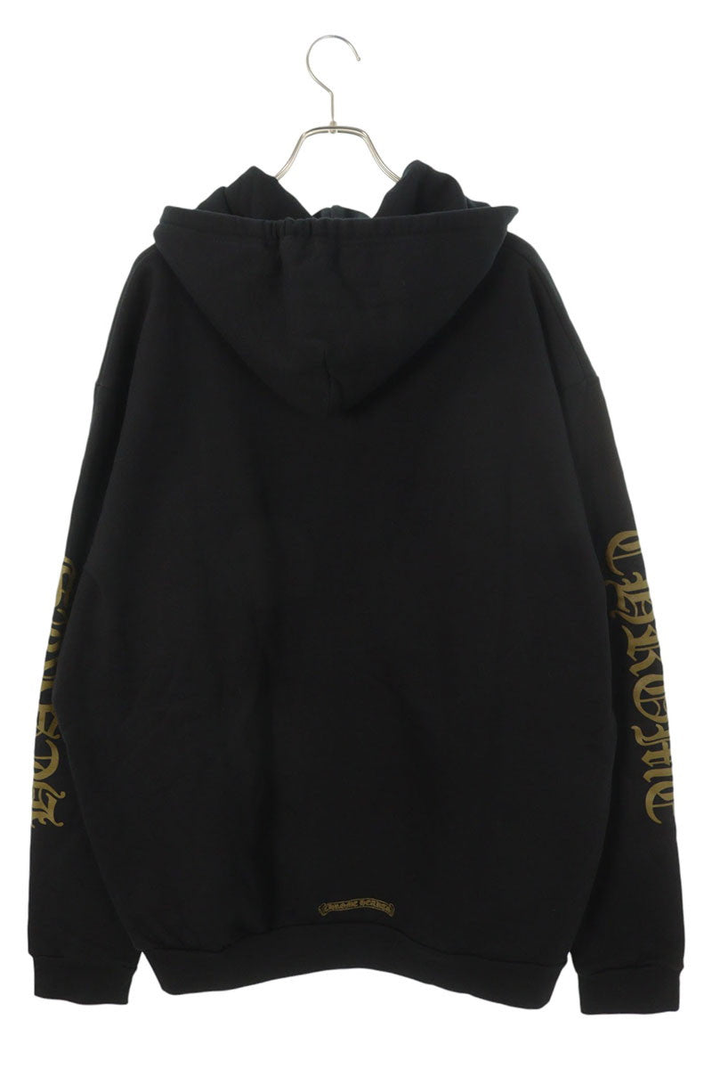 Chrome Hearts Arm Logo Print Zip Hoodie Size XXL