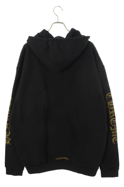 Chrome Hearts Arm Logo Print Zip Hoodie Size XXL
