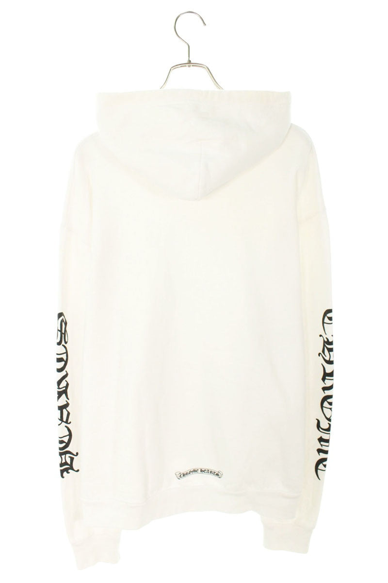 Chrome Hearts Arm Logo Print Pullover Hoodie Size L
