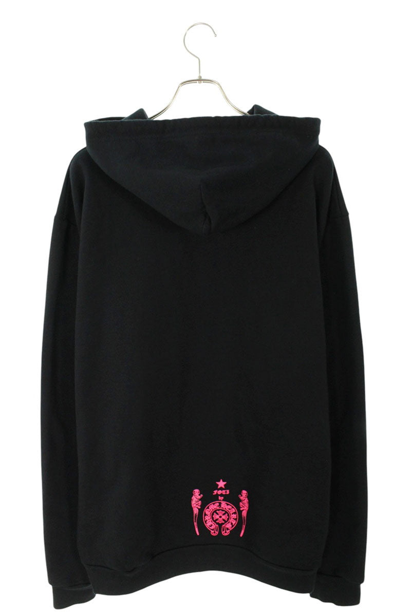 Chrome Hearts FOTI Skull Horseshoe Print Hoodie Size XL