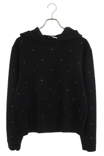 Valentino Stud Pullover Hoodie Black Size XL