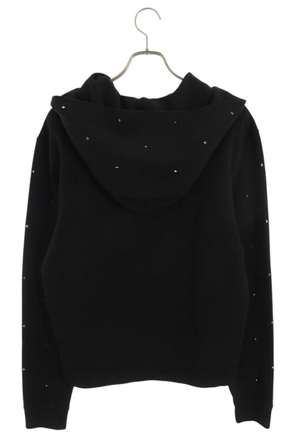 Valentino Stud Pullover Hoodie Black Size XL