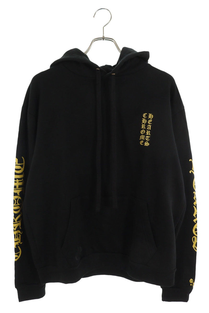 Chrome Hearts Glitter Print Pullover Hoodie Size M