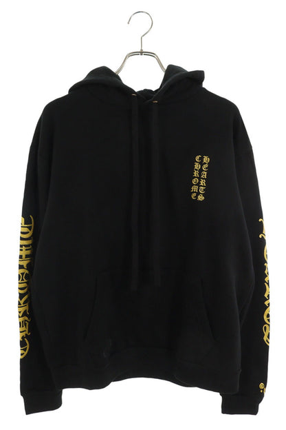 Chrome Hearts Glitter Print Pullover Hoodie Size M