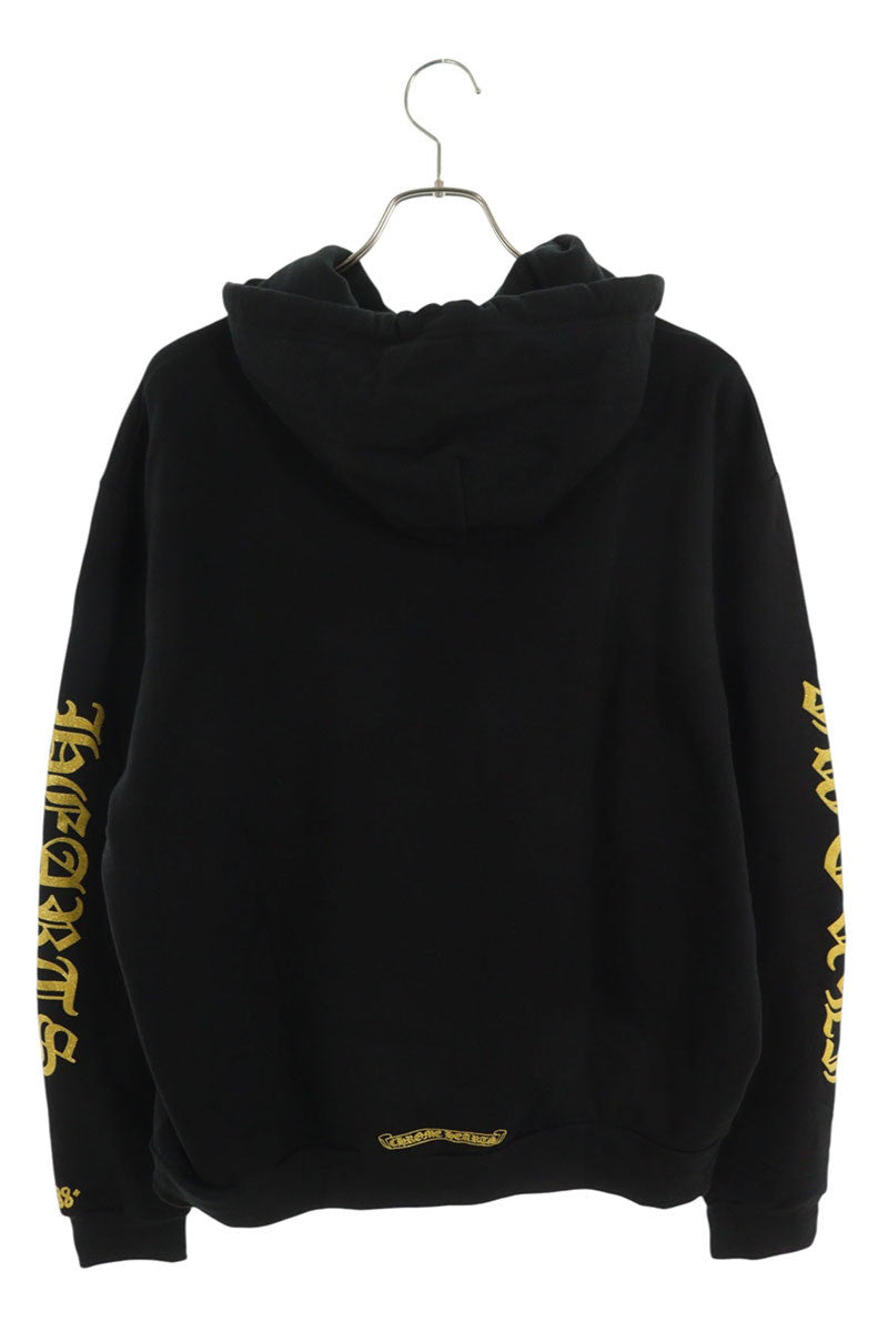 Chrome Hearts Glitter Print Pullover Hoodie Size M