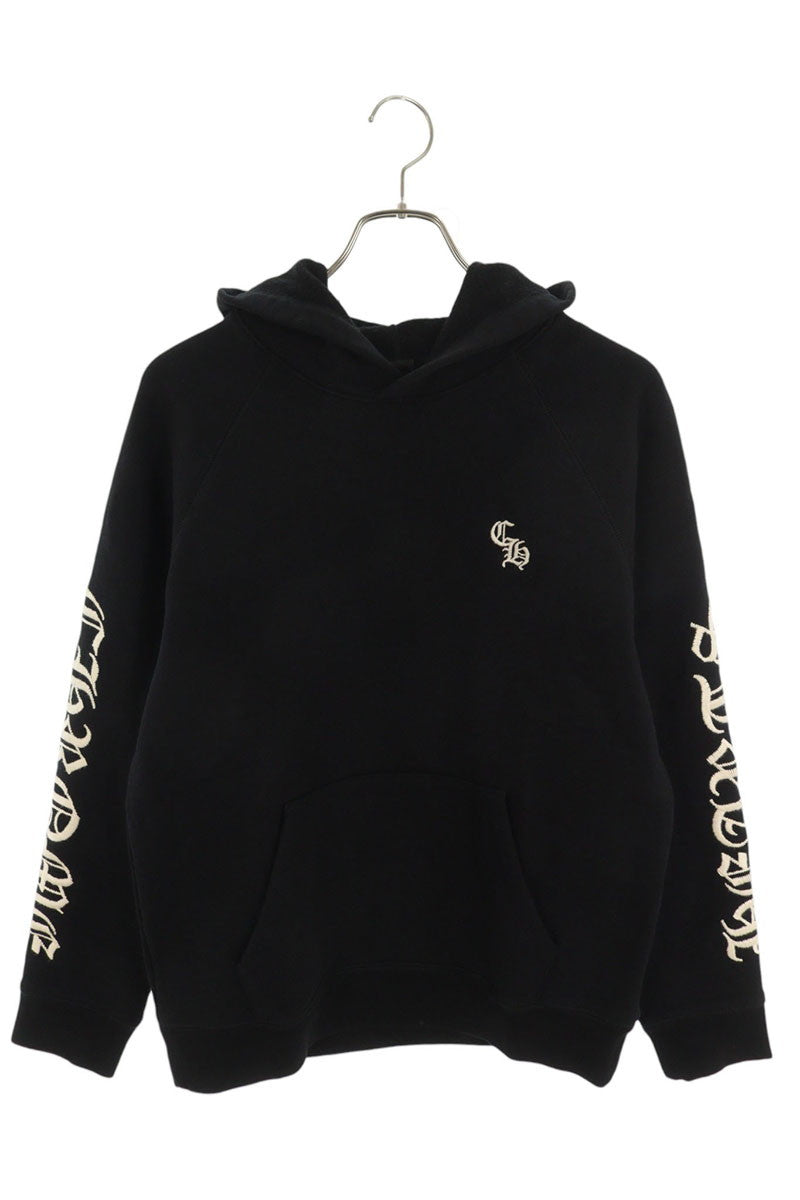Chrome Hearts CH Logo Embroidered Pullover Hoodie Size M