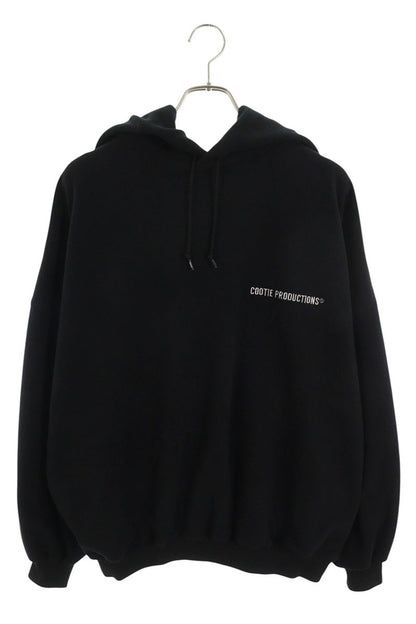 COOTIE Logo Embroidered Hoodie Black Size S