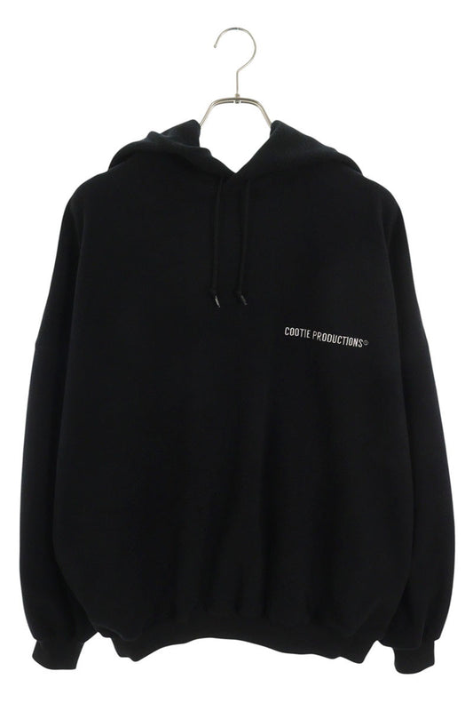 COOTIE Logo Embroidered Hoodie Black Size S