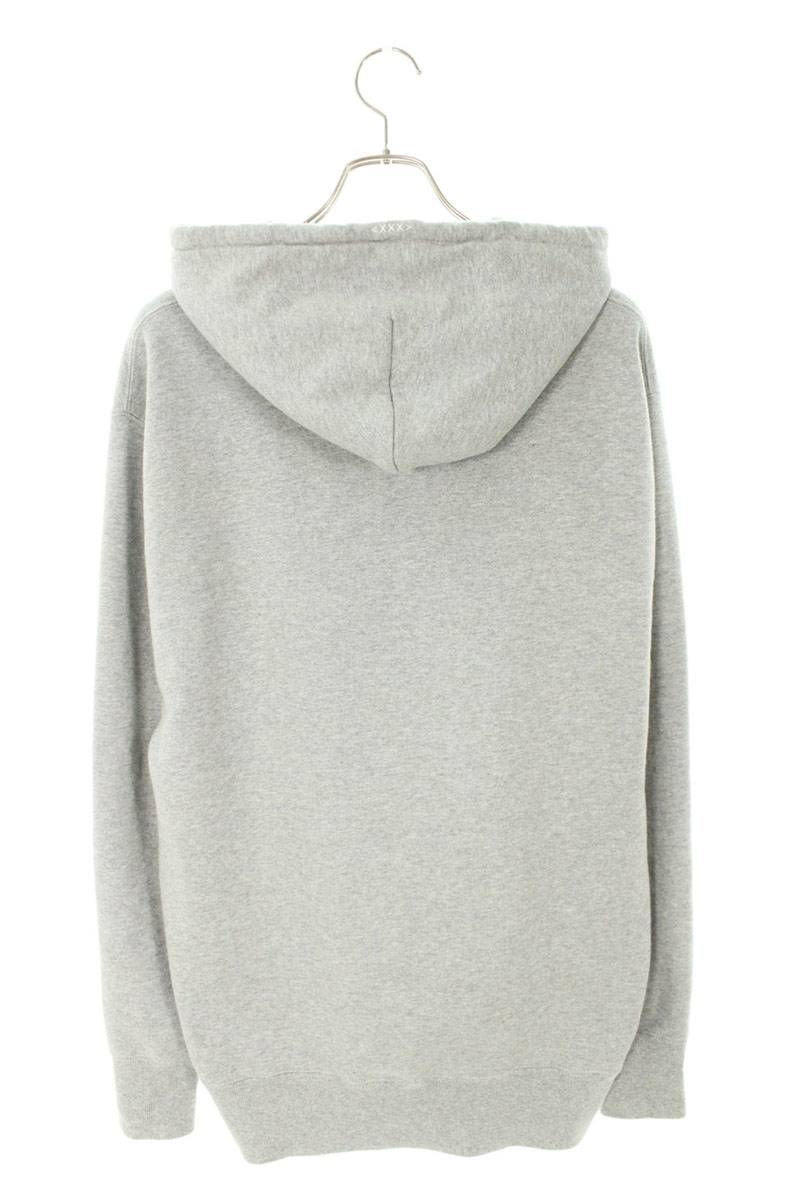 GOD SELECTION XXX Logo Patch Pullover Hoodie Gray Size L