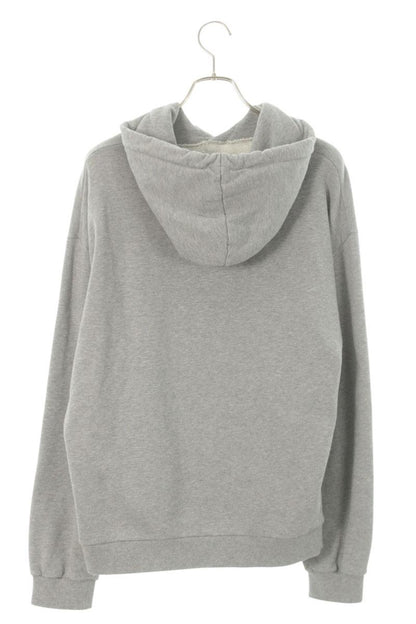 CELINE Gradient Logo Print Hoodie Gray Size XL