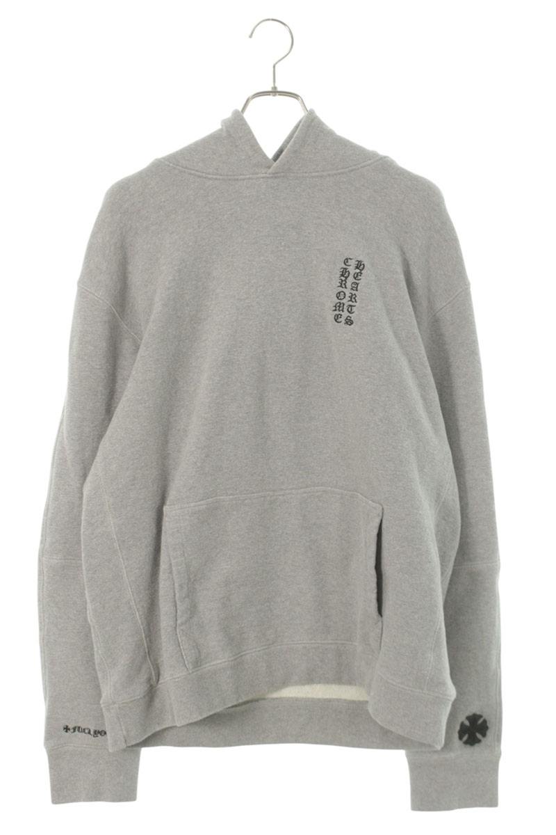 Chrome Hearts GRP Y NOT PLVR HOODIE Grey Calf Size XL