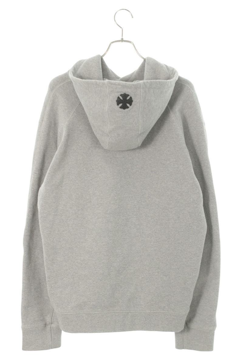 Chrome Hearts GRP Y NOT PLVR HOODIE Grey Calf Size XL