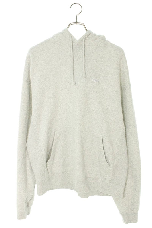 KITH Small Box Logo Pullover Hoodie Gray Size M