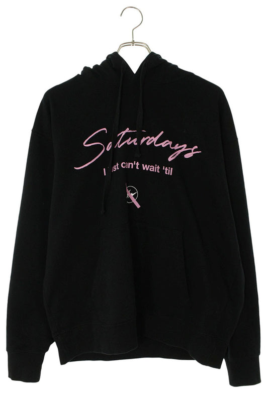 SATURDAYS SURF NYC x Fragment 25AW Logo Print Hoodie Size L