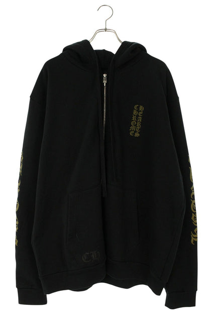 Chrome Hearts SWTSHRT HD ZIP Sleeve Text Dagger Zip Size XL