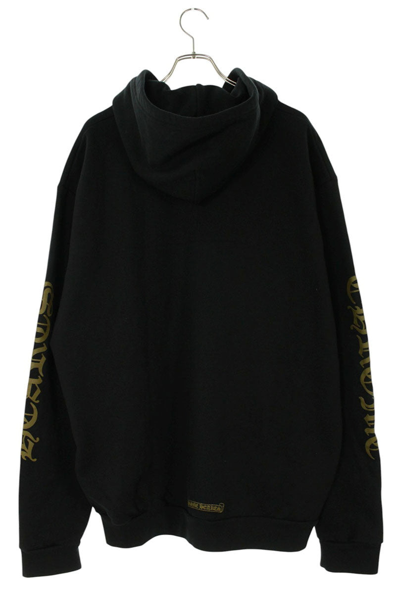 Chrome Hearts SWTSHRT HD ZIP Sleeve Text Dagger Zip Size XL