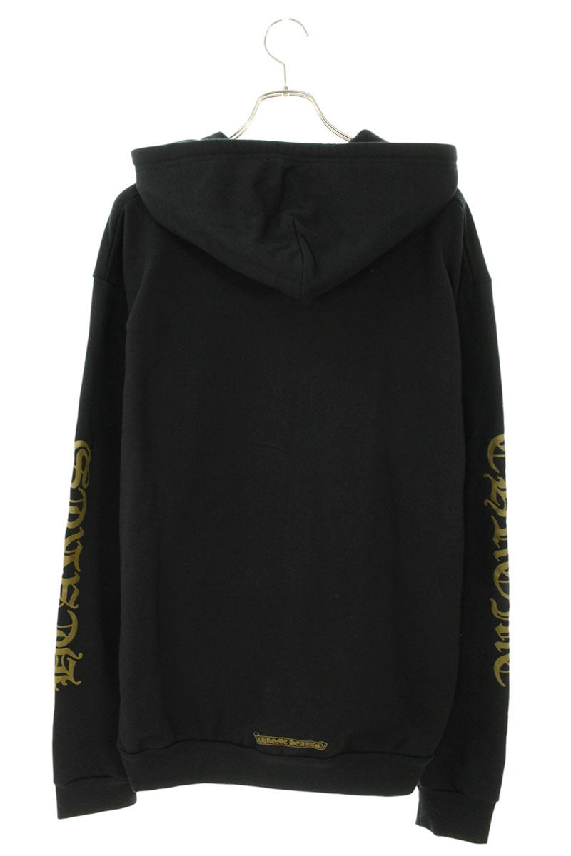 Chrome Hearts Arm Logo Print Zip Up Hoodie Size L
