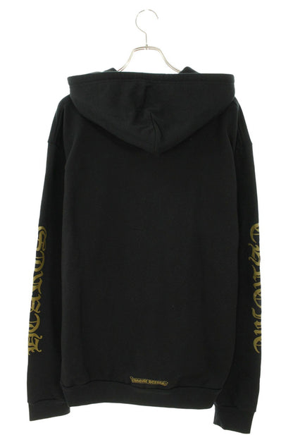 Chrome Hearts Arm Logo Print Zip Up Hoodie Size L