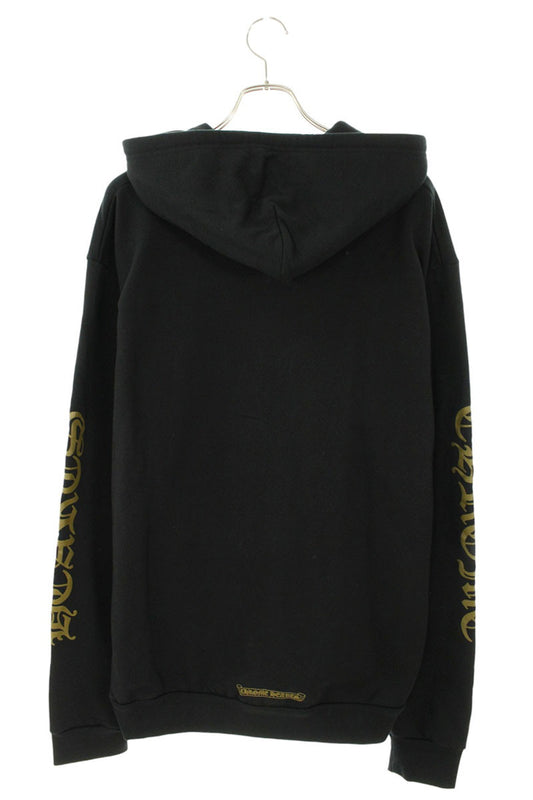 Chrome Hearts Arm Logo Print Zip Up Hoodie Size L