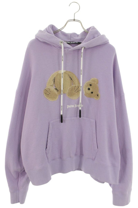 Palm Angels 21AW Pullover Hoodie Purple x Brown Size L