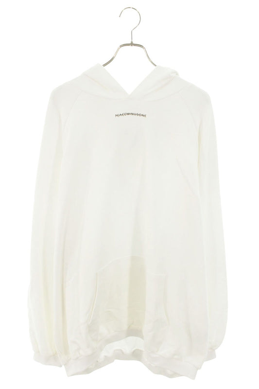 Japanese Brand Logo Print Pullover Hoodie White Size XXL