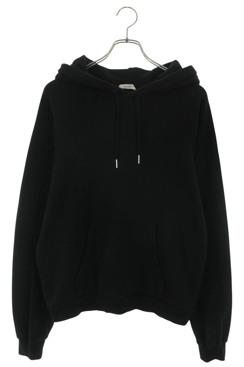 CELINE Invitation Logo Pullover Hoodie Black Size L