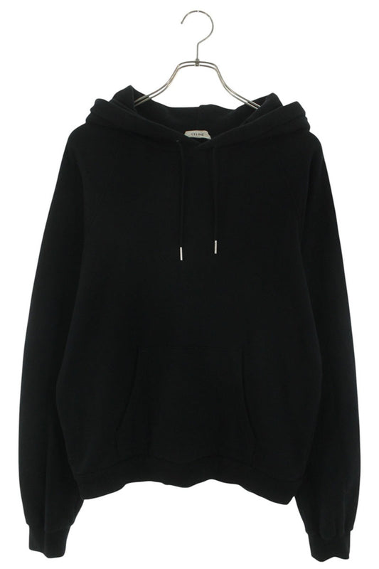 CELINE Invitation Logo Pullover Hoodie Black Size L