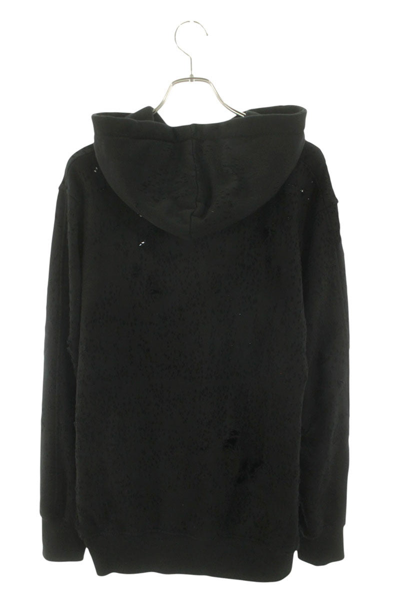 ALYX Distressed Pullover Hoodie Black Size M