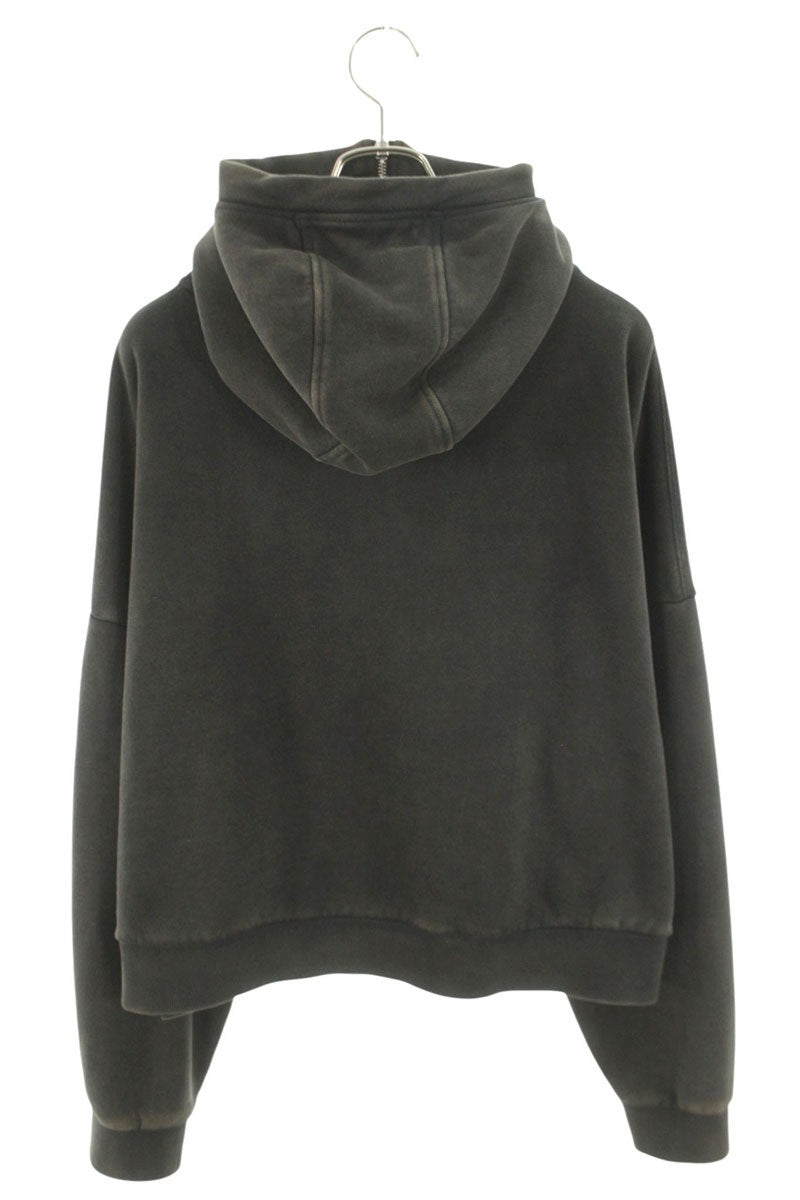 entire studios Washed Full Zip-Up Hoodie Gray Size S