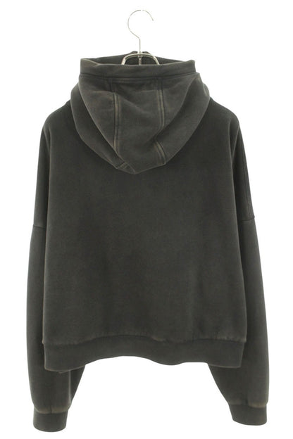 entire studios Washed Full Zip-Up Hoodie Gray Size S