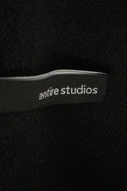 entire studios Washed Full Zip-Up Hoodie Gray Size S