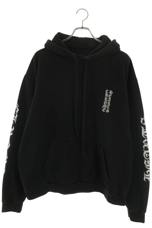 Chrome Hearts SWTSHRT PLVR Sleeve Logo Hoodie Black Size L