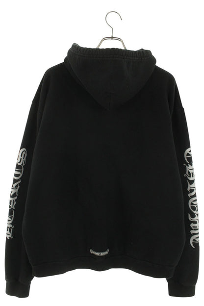 Chrome Hearts SWTSHRT PLVR Sleeve Logo Hoodie Black Size L