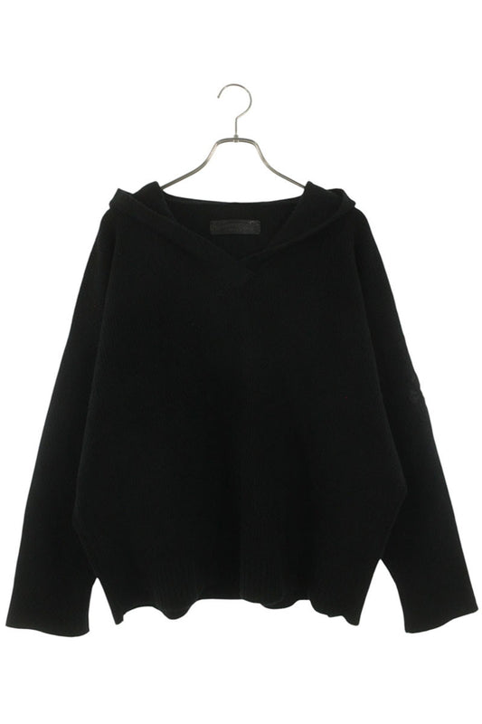 Chrome Hearts Haircalf Cross Patch Knit Hoodie Size MED