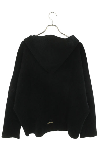 Chrome Hearts Haircalf Cross Patch Knit Hoodie Size MED