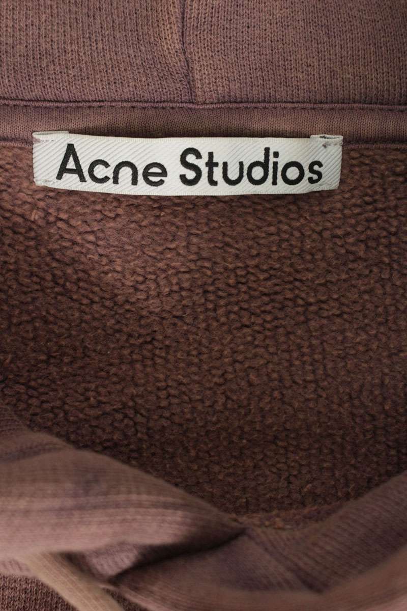 Acne Studios Logo Hoodie Purple Size M