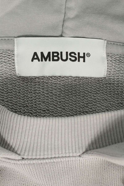 Ambush Design Chain Pullover Hoodie Gray Size XL